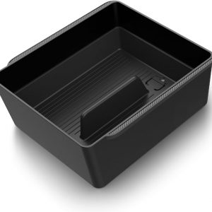 Spigen Tesla Model Y 2026 Juniper y Model 3 2026 Highland, Organizador de consola y reposabrazos, Diseñado para accesorios de Tesla Model Y Juniper y Model 3 Highland – Edición Carbono