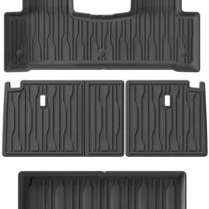 Alfombrillas Maletero para BYD para Sealion 7 EV 2024 2025 Alfombrillas El Suelo Revestimiento Carga Almohadilla El Maletero Alfombrilla Pies 3D TPE LHD RHD Alfombras Maletero(LHD 6pcs Set)