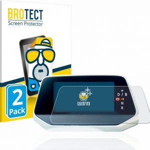 BROTECT Protector Pantalla Anti-Reflejos para Volkswagen ID.5 Digitalcockpit (2 Unidades) Película Mate Anti-Huellas
