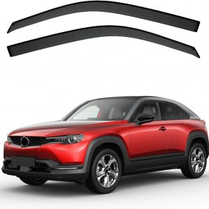 Coche Deflectores para Mazda MX-30 MK1-DR 2020+ Ventana Derivabrisas Lateral Deflectores Viento Aire Deflector Viseras Lluvia Visera