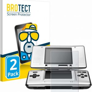 BROTECT Protector Pantalla Anti-Reflejos para Nintendo DS (2 Unidades) Película Mate Anti-Huellas