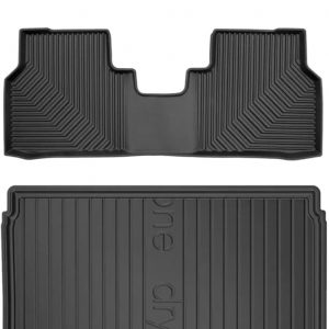 MOTOS Set de alfombrillas de goma y alfombrillas de maletero para Skoda Enyaq iV desde 2020 Mejora la comodidad de tus viajes con la alfombrilla antideslizante para coche NO.77- alfombrillas para todo
