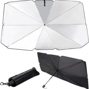 Parasol De Coche Delantero para MG Cyberster (GT, Trophy), Plegable Protección UV Reflector de Calor Accesorios,D