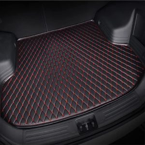 Alfombrilla Maletero Coche para Jaguar I-Pace 2018-2023, Protector de Cubremaletero Tapete para Protección Maletero Coche,Red