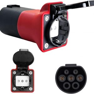 VOBOR MG V2L Adaptador,3.5 KW Vehículo al Adaptador de Carga,Tipo 2 Cargador Schuko V2L Adaptador Compatible con MG4, MG5, MG ZS, MG MA-Arvel R para Acampar, Viajar y Viajes de Auto-conducción