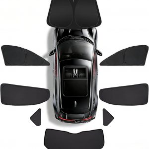Parasoles para Ventanas de Coche con oscurecimiento Total, para Hyundai IONIQ 6 2023-2025-pr, Ideal para Viajes, campamentos y privacidad.,Full Car Set (8 Pcs)