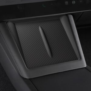 KKTR-Car Alfombrilla de Carga inalámbrica con Control Central Modelo 3, Almohadilla de Carga inalámbrica para Consola Central Compatible con Tesla Model 3 2024