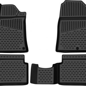 Element Alfombrillas 3D para Hyundai Ioniq Híbrido 2017- | Liftback | (Sin Eléctrico) | Alfombrillas Coche | 4 Piezas