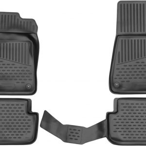 Element Alfombrillas de Goma 3D, aptas para POLESTAR 2 2020->, 4 Piezas.