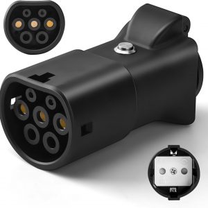 JULIK Adaptador V2L para BYD Atto 3, BYD Seal y Dolphin – 3.5kW 16A 230V Descarga Externa EV/PHEV a Enchufe Schuko – para BYD Seal U DM-i, Han, Tang – Emergencias y Camping