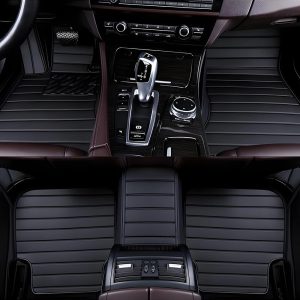 Alfombrillas para Auto Personalizadas para MG MG5 MG6 GT ZS HS RX5 TF GS, Impermeables para Todas Las Estaciones, en PU Antideslizante(Volante Izquierdo)