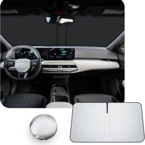 [Upgrade] CDEFG Compatible con Kia EV4 2025 2026 Parasol Cubiertas Parasol Parabrisas Delantero Parabrisas Auto Parasol Accesorios