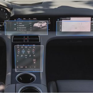 CDEFG Compatible con Porsche Taycan 2020-2024 2025 Navigation Protector de Pantalla 6H Resistente a los arañazos GPS Protector de Pantalla Navi Turbo GT Accesorios 6 unidades