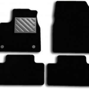 Alfombrillas para Renault Megane E-Tech Electric Desde 2022- Alfombrillas a Medida – Antideslizantes – Talonera de Goma Reforzada, Botones de Anclaje
