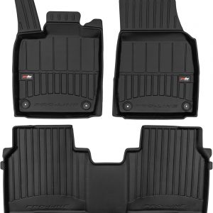 MOTOS Alfombrillas de Goma para Volkswagen ID.7 Desde 2023 Mejore la Comodidad de Sus Viajes con la Alfombra Antideslizante Car 3D- Alfombrillas de Coche para Varias Estaciones