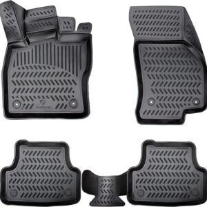 ELMASLINE Alfombrillas de goma 3D para Renault 4 E-TECH (R4) a partir de 2024 | Accesorios alfombrillas de coche