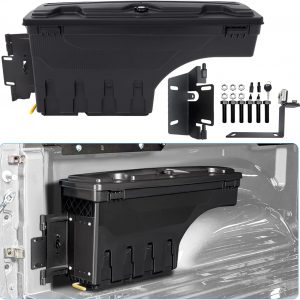 Caja de herramientas de almacenamiento para Ford Ranger 2023 2024 Wildtrak Raptor XL XLT Limited Tremor Platinum T9 Pickup 180° Swing Case