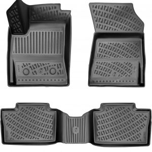 Rizline Alfombrillas 3D para coche compatibles con Renault Austral E-Tech Full Hybrid, ajuste perfecto, accesorios 1ª y 2ª fila TPE para todo tipo de climas, inodoras, antideslizantes, delanteras y