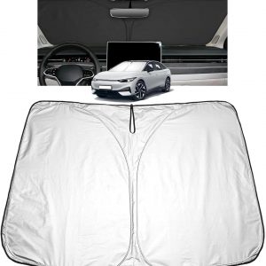 [Upgrade] GAFAT Compatible con VW ID.7 2024-2026 2027 Protección Solar para Parabrisas interior, ID.7 GTX Tourer Parasol y Protector Solar, Enfriamiento, Protección UV, ID7 Accesorios 2025