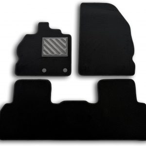 Alfombrillas para Renault Scenic – Grand Scenic III – También X-Mod de 2009-2016, a Medida, Antideslizantes, talonera de Goma Reforzada, Botones de fijación