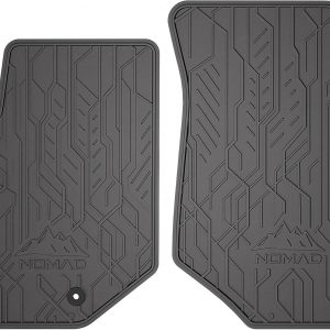 MOTOS Alfombrillas Coche delanteras para DS 3 Crossback desde 2018 Alfombras Coche Resistente y Flexible 100% Caucho, Topes Compatibles, Bordes Prácticos, Revestimiento Antideslizante, Escaneado Láser