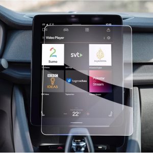 GAFAT Protector de pantalla para Volvo Polestar 2 Facelift 2021-2025 2026 de 11,2 pulgadas, protector de pantalla templado para Polestar 2 Infotainment System, antigolpes, 9H antiarañazos
