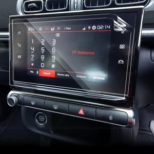 Protección de pantalla LANTU Serie Nano 2 piezas 9,7 pulgadas para Citroën C3 2017-2021 y C4 2015-2019 Protector de pantalla 6H antiarañazos PET