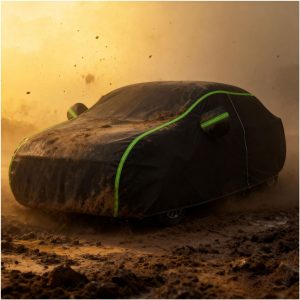 Funda Coche para MG Cyberster 2023,Nuevo Material Transpirable, Resistente al Viento, a la Arena, a la Lluvia y a La Nieve, Apto para Todas Las Estaciones