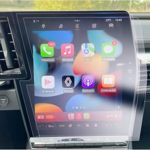 GAFAT Compatible con Renault Austral Alpine/Espace 6/Rafale/Megane E-Tech/Scenic 2023-2025 2026 12″ Navegación Protector de Pantalla, 12″ OpenR Screen Nano Pantalla, 6H Antiarañazos [2 PZS]