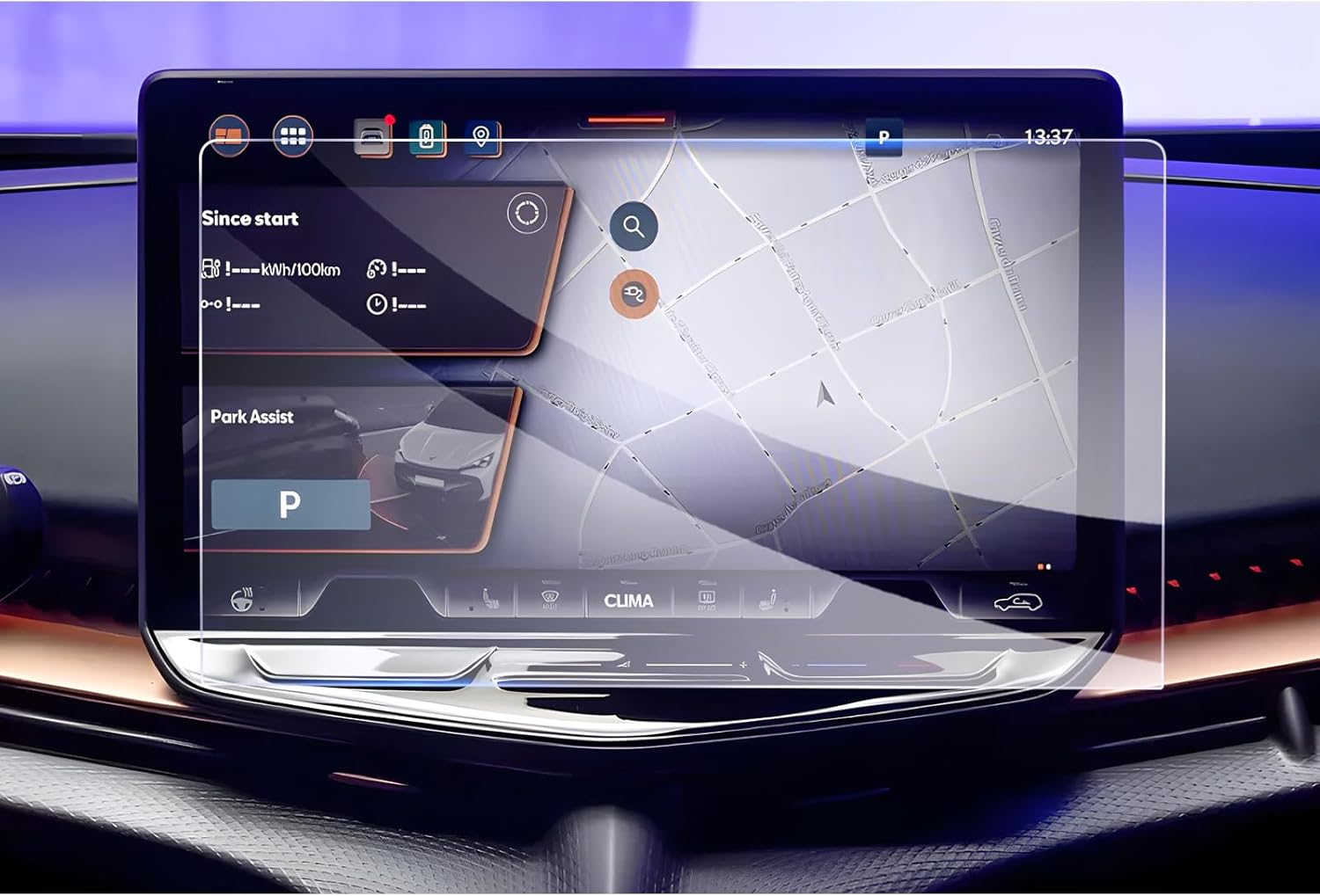 Protector de pantalla de cristal templado para Cupra Tavascan