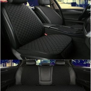 5 Asientos Universal Funda Asiento Coche para MG ZS (SUV/EV) 2019-2024, Impermeables Transpirabilidad Juegos de Cubreasientos Interior Accesorios,A
