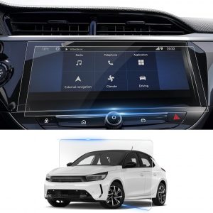 Para 2024 2025 Nuevo Opel Corsa F Protector de pantalla, para Opel Corsa Electric Yes GS 10 Pulgadas Multimedia Pantalla Nano Película para Navegación Pantalla 6H Antiarañazos [2 Piezas]