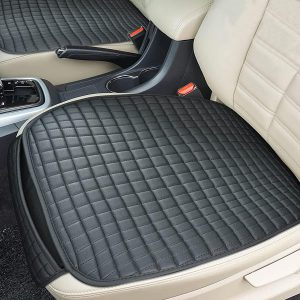 ZATOOTO Cojin Coche Conductor 2 Piezas – Cojines Coche Asientos Delanteros, Impermeable, Universal Funda Asiento Delantero