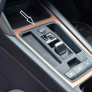 Cubierta de Acero para 2020-2024 Cupra.Leon Formentor | Color estilo COBRE – Decoración central de la consola | 1 Pieza Acero inoxidable V1 V2 VZ1 VZ2 VZ3 VZ5 VZ Veloz Edición Accesorios de Tuning