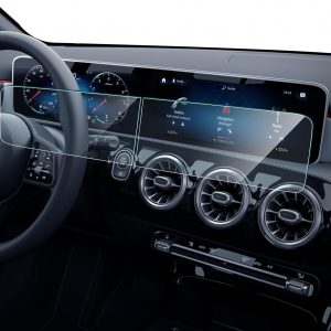 Protector de pantalla HD Serie 9H 10,25 pulgadas para Mercedes Benz Clase A W177/V177, Clase B W247 2019-2025 y EQA/EQB/EQC 2022-2025 Protector de pantalla antiarañazos