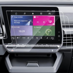 SKTU 2 Piezas Película Protectora para Pantalla Compatible con Renault Megane E-Tech 2022-2025 2026 9″ Película Protectora para Navegación,Protector de Pantalla Multimediá para Megane E-Tech Accesorio