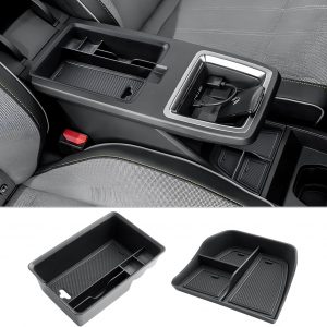 CDEFG Compatible con Renault Megane E-Tech/Scenic 2022-2024 2025, organizador de consola central, caja de almacenamiento Megane E-Tech, almacenamiento de coche, bandeja de consola