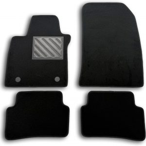 Alfombrillas a Medida para Renault Clio 4 IV de 2012-2019, Talonera de Goma Reforzada Antideslizante
