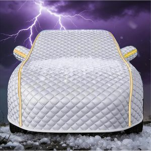 Funda Coche Antigranizo para Fiat 600/600e 2024-2026, Funda Coche Exterior Lona de Tapar p