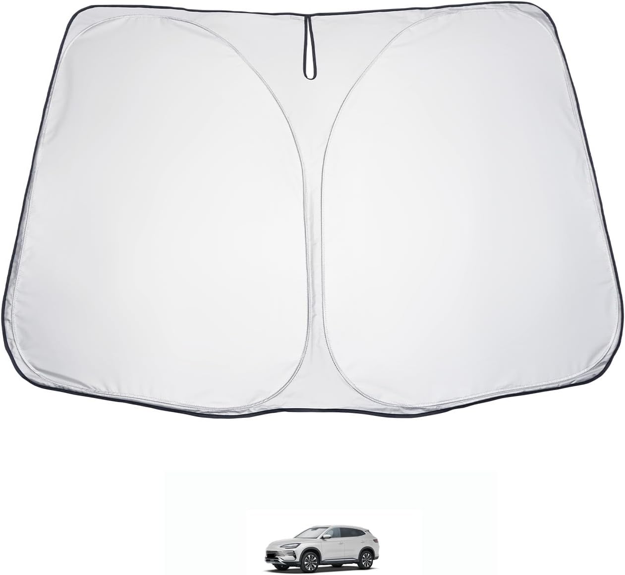 LUWU Compatible con BYD Seal U EV Seal U DM-i Hybrid/Song Plus DM-i 2023-2025 2026 Parasol para el parabrisas del coche, plegable, protector solar para el interior, parabrisas, parasol delantero