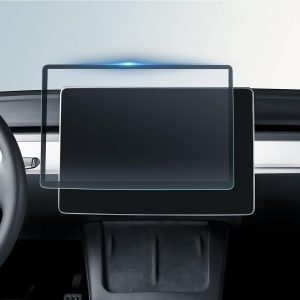BIBIBO Protector de pantalla mate compatible con pantalla Tesla Model 3 de 15,4 pulgadas Modelo Y 2025 Facelift Modelo Exclusivo Navi Protector de pantalla, antirreflectante, antihuellas, modelo 3