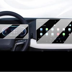 Película Protectora Pantalla Navegación Protector De Pantalla De Vidrio Templado para BYD para ATTO 2 2025, Pantalla LCD, Radio, GPS Y Tablero, para Coche(Dashboard,12.8 Inch)