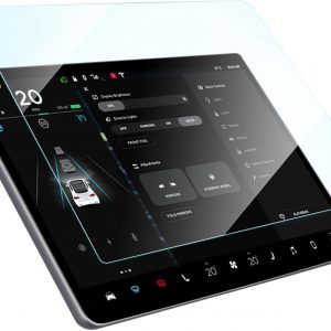 Protector de Pantalla para Tesla Model Y 2019-2024 y Model 3 2018-2023 Vidrio Templado 9H, Protección Antirreflejos y Antihuellas, Accesorio de Tesla Protector de Pantalla