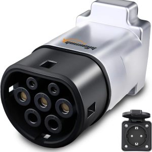 Adaptador V2L Compatible con Smart, Adaptador de Vehículo a Carga de 10A y 220V, Apto para Smart #1, Smart #1, Descargador Tipo 2