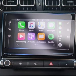 GAFAT [2 unidades] 2017–2021 Citroe-n C3 Aircross 7″ Navigation Protector de Pantalla, C3 Aircross 7″ Infotainment System Nano Protector de pantalla, Antigolpes, 6H Antiarañazos