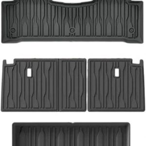 Alfombrillas Maletero para BYD para Sealion 7 EV 2024 2025 Alfombrillas El Suelo Revestimiento Carga Almohadilla El Maletero Alfombrilla Pies 3D TPE LHD RHD Alfombras Maletero(RHD 6pcs Set)