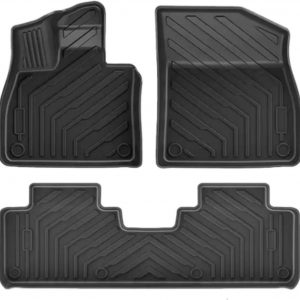 Alfombrillas Coche para BYD para Atto 2 2024 2025 2026 LHD Alfombrillas Y Revestimiento Carga TPE Revestimientos Todo Tipo Clima Alfombrilla Maletero(3PCS Floor Mats)