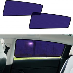 ZATOOTO Juego de 2 parasoles para Tesla Model 3 Highland 2024-2026, fácil montaje, oscurecimiento y privacidad para coche bebé, protección solar para ventana lateral trasera