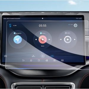 GAFAT Compatible con BYD Atto 3 Evo 2026 2027 15,6″ Navegación Protector de Pantalla, de Vidrio Templado para Nuevo Atto 3 Facelift Accesorios Touchscreen, HD Transparente, 9H Antiarañazos