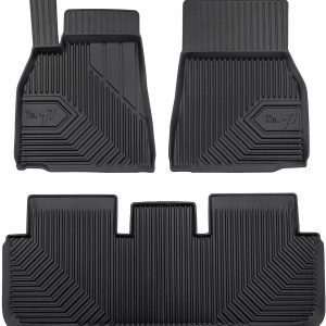 MOTOS Alfombrillas de Goma para Tesla Model S Desde 2021 Mejore la Comodidad de Sus Viajes con la Alfombra Antideslizante Car No.77- Alfombrillas de Coche para Varias Estaciones